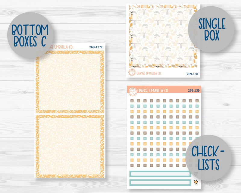 7x9 Daily Duo Planner Kit Stickers | Bittersweet 269-131