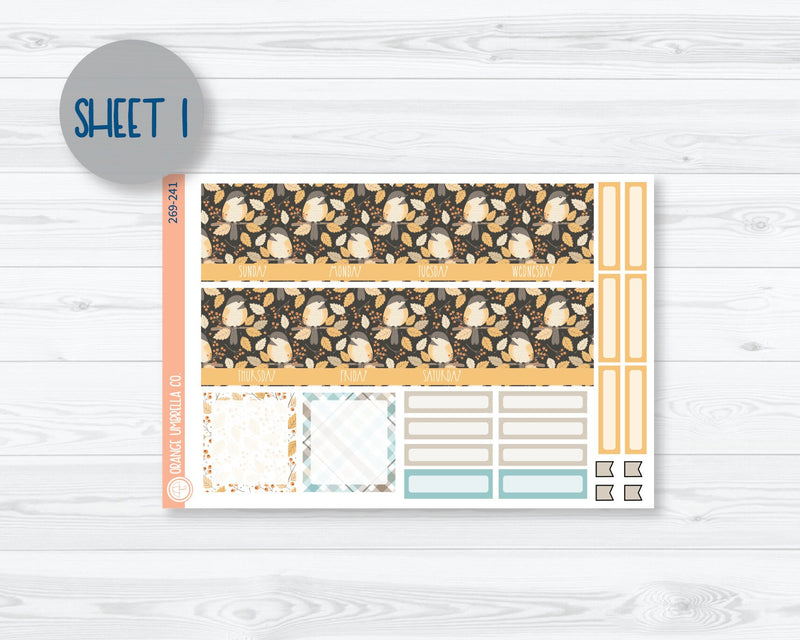 A5 EC Dashboard Monthly Planner Kit Stickers | Bittersweet 269-241