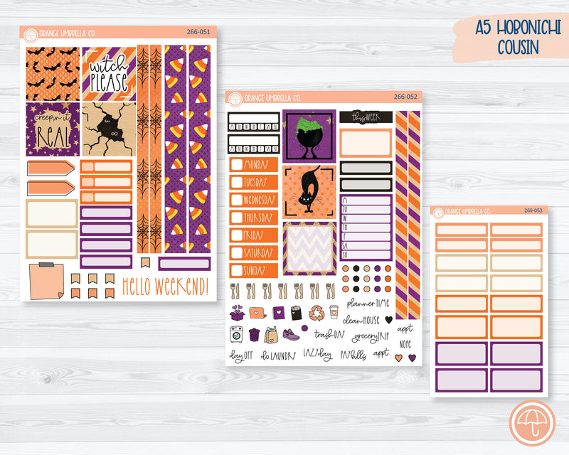 Hobonichi Cousin Planner Kit Stickers | Bewitched 266-051