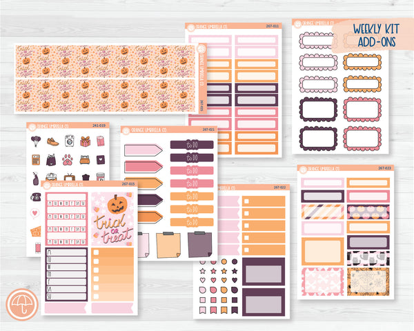 Weekly Add-On Planner Kit Stickers | Boo to You 267-011