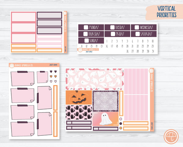 Plum Vertical Priorities Planner Kit Stickers | Boo to You 267-041