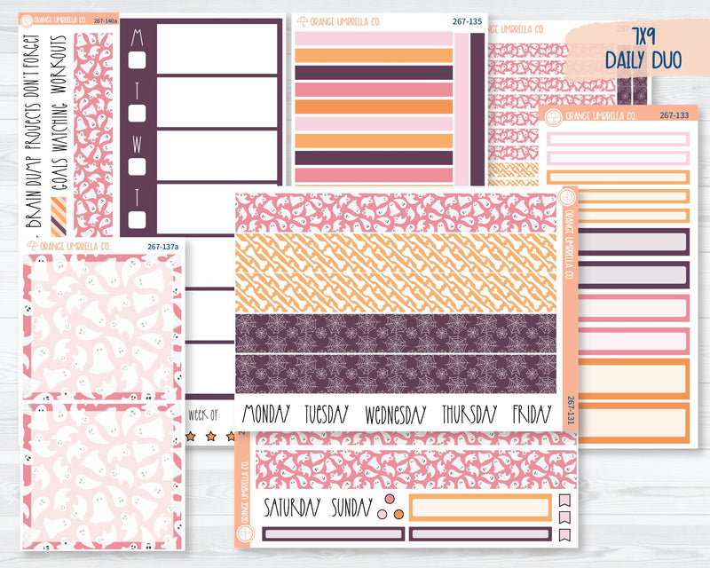 7x9 Daily Duo Planner Kit Stickers | Boo to You 267-131