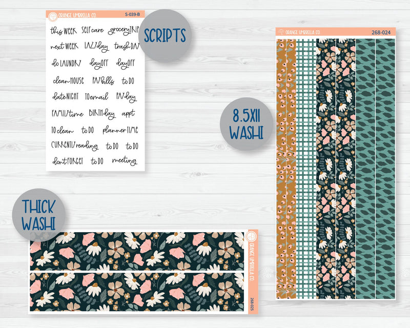 Weekly Add-On Planner Kit Stickers | Windy Day 268-011