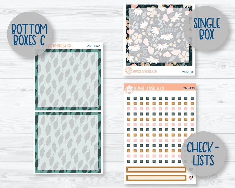 7x9 Daily Duo Planner Kit Stickers | Windy Day 268-131