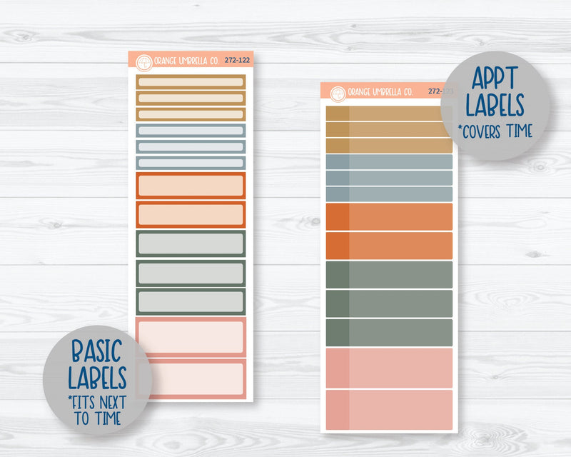 A5 Daily Duo Planner Kit Stickers | Owl B. Back 272-121