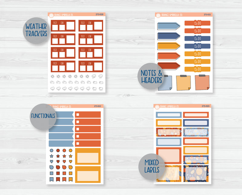 Weekly Add-On Planner Kit Stickers | Harvest Table 273-011