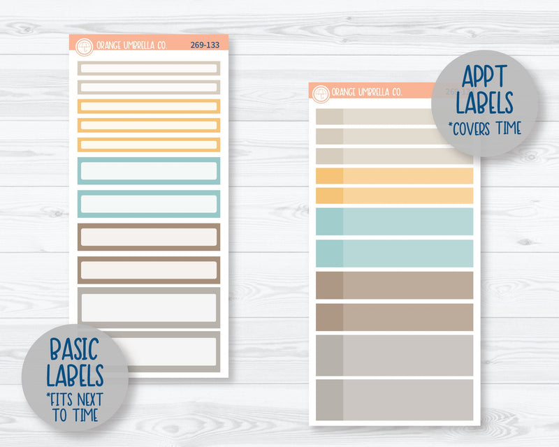 7x9 Daily Duo Planner Kit Stickers | Bittersweet 269-131