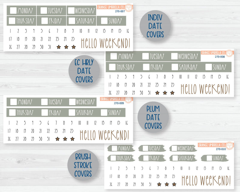 Weekly Planner Kit Stickers | Gentle 270-001