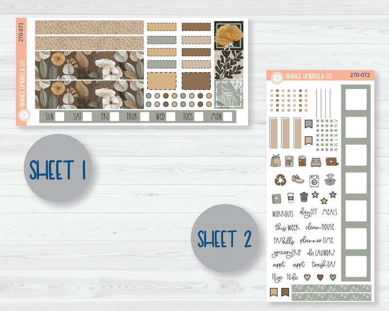 Hobonichi Weeks Planner Kit Stickers | Gentle 270-071