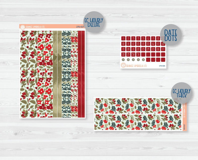Weekly Add-On Planner Kit Stickers | Berry Festive 276-011
