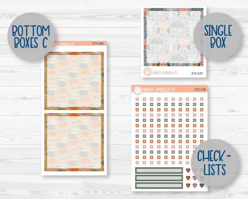 A5 Daily Duo Planner Kit Stickers | Owl B. Back 272-121