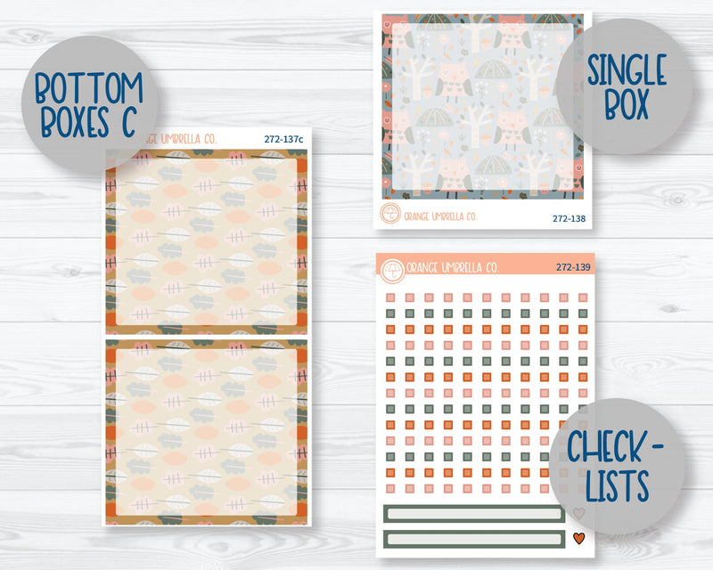7x9 Daily Duo Planner Kit Stickers | Owl B. Back 272-131