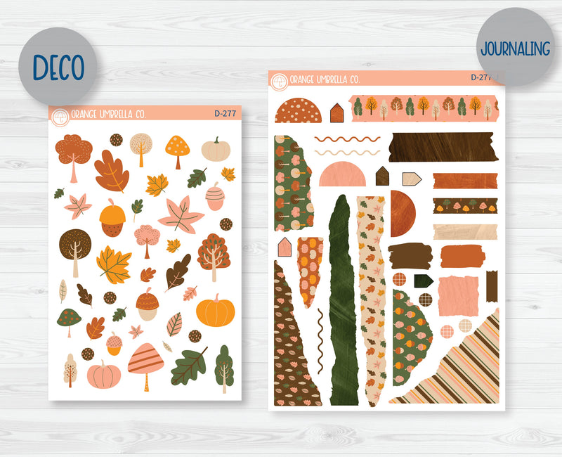 Weekly Planner Kit Stickers | Leaf Pile 277-001