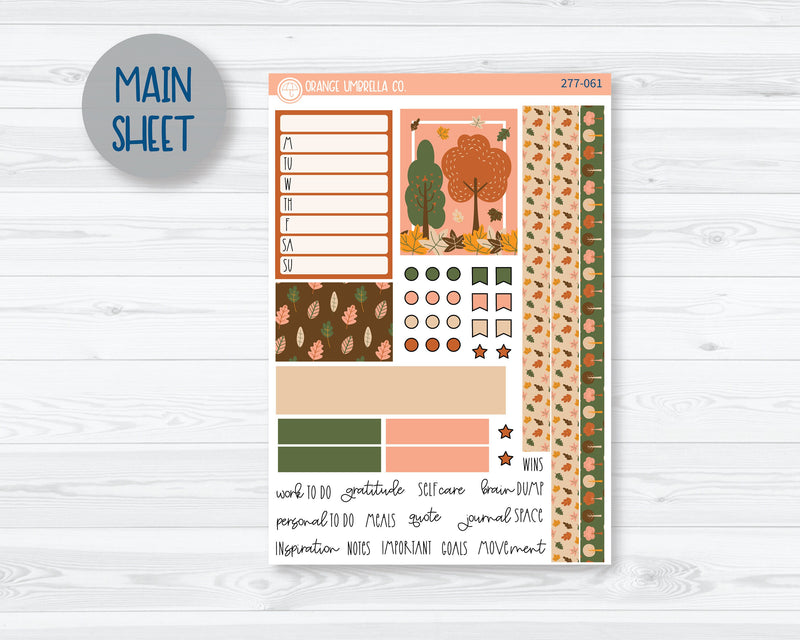 7x9 Passion Weekly Planner Kit Stickers | Leaf Pile 277-061