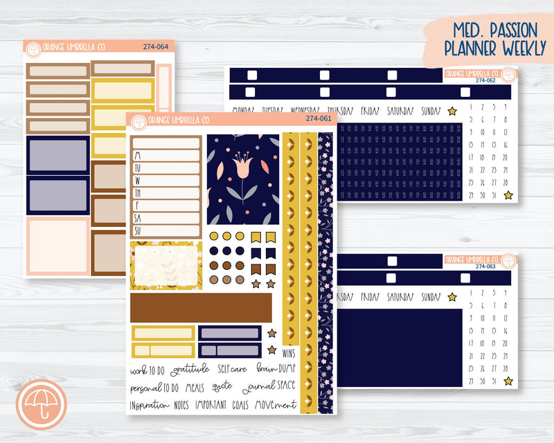 7x9 Passion Weekly Planner Kit Stickers | Wild Landscape 274-061