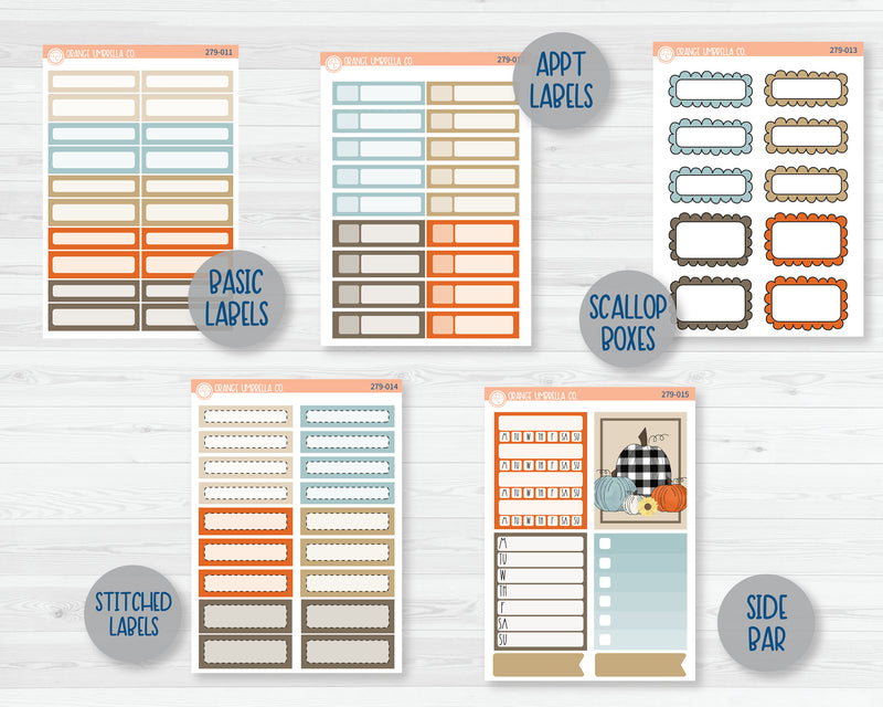 Weekly Add-On Planner Kit Stickers | Farmstand 279-011