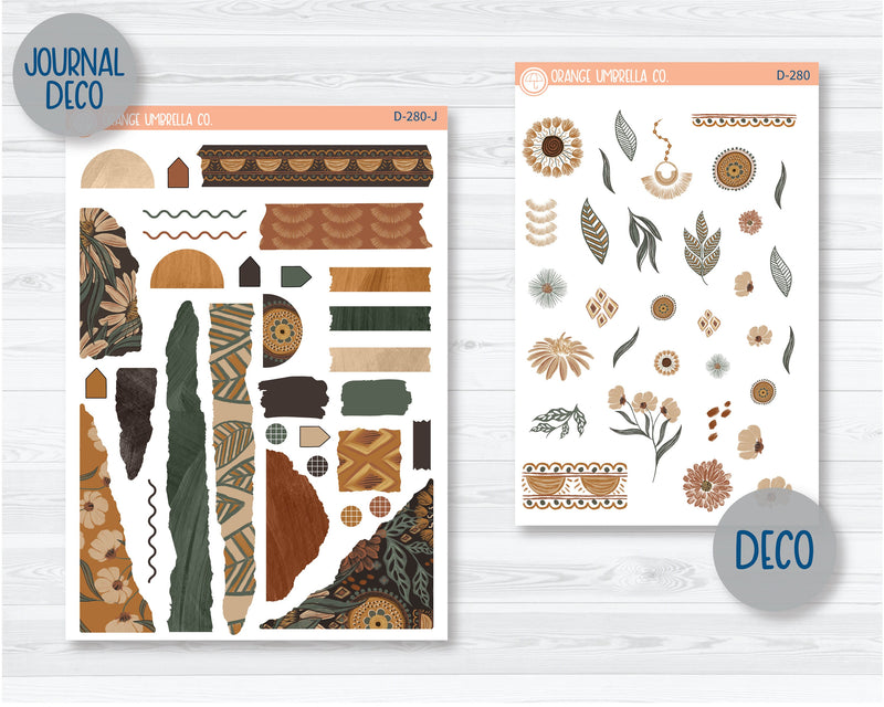 Abundance Kit Deco Planner Stickers | D-280