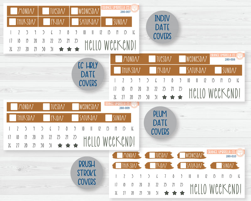 Weekly Planner Kit Stickers | Abundance 280-001