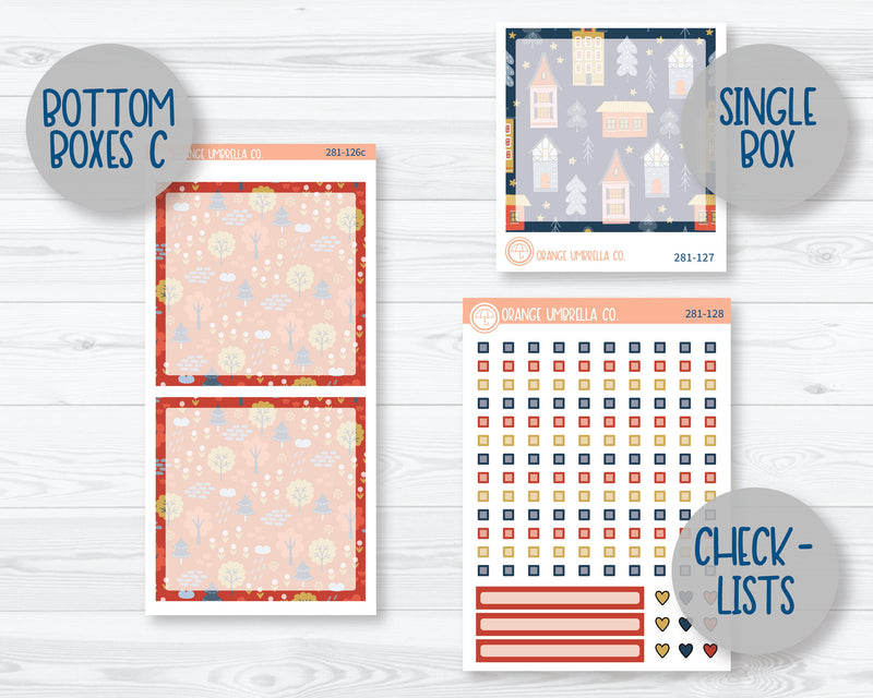 A5 Daily Duo Planner Kit Stickers | Tiny Town 281-121