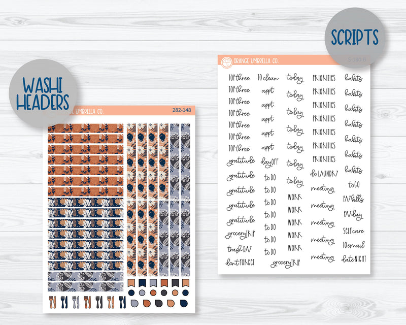 A5 Plum Daily Planner Kit Stickers | Brisk 282-141