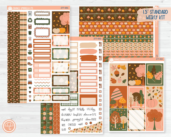 Weekly Planner Kit Stickers | Leaf Pile 277-001