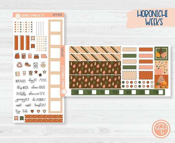 Hobonichi Weeks Planner Kit Stickers | Leaf Pile 277-071