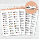 May Wacky Holidays Mini Script Planner Stickers | F16 | E-227