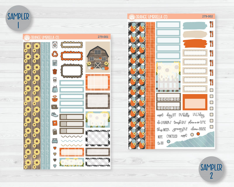 Weekly Planner Kit Stickers | Farmstand 279-001
