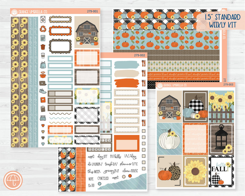 Weekly Planner Kit Stickers | Farmstand 279-001