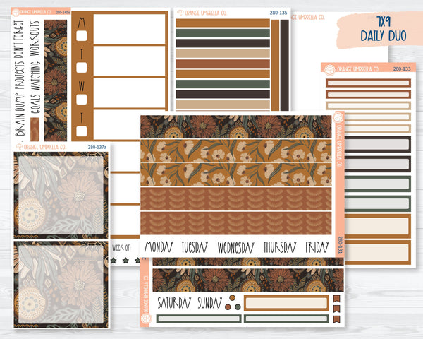 7x9 Daily Duo Planner Kit Stickers | Abundance 280-131