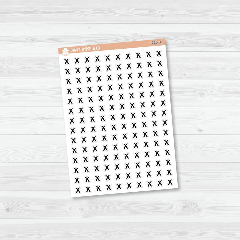 X / Cancelled Icon Planner Stickers | I-226
