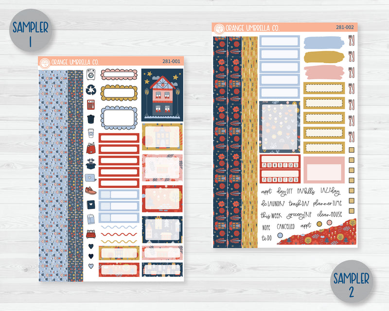 Weekly Planner Kit Stickers | Tiny Town 281-001