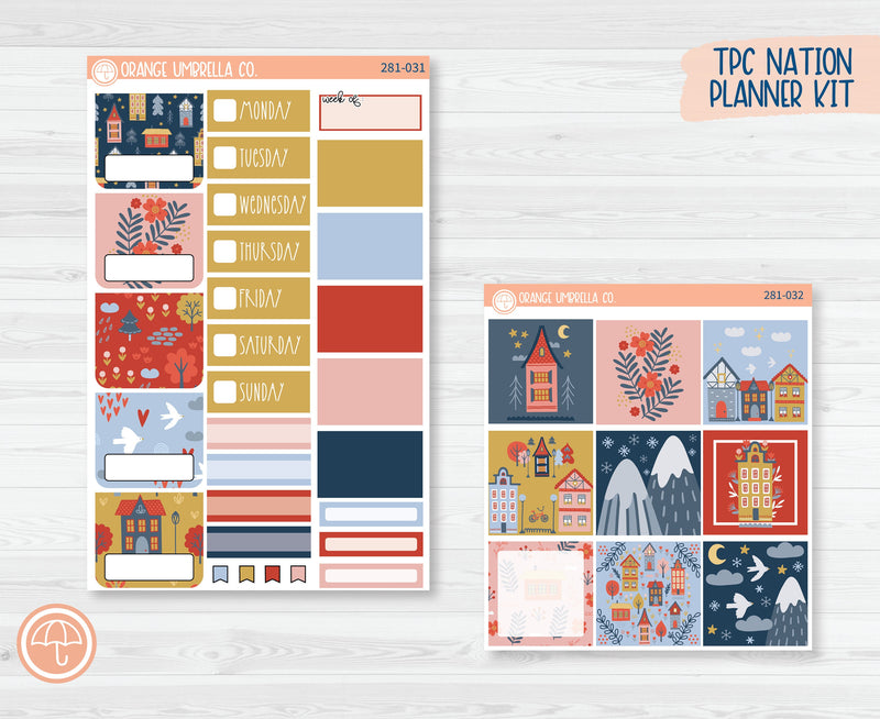 TPC Nation Planner Kit Stickers | Tiny Town 281-031