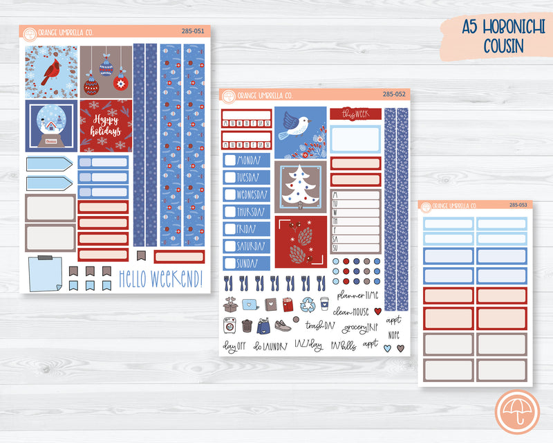 Hobonichi Cousin Planner Kit Stickers | Icy 285-051