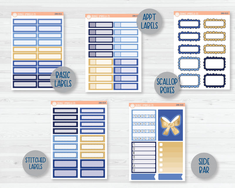 Weekly Add-On Planner Kit Stickers | Eight Nights 286-011