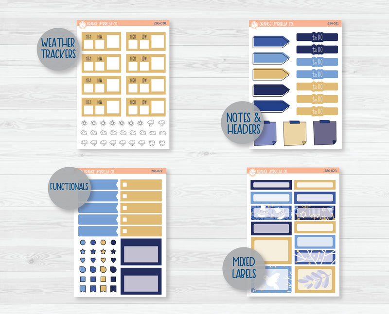 Weekly Add-On Planner Kit Stickers | Eight Nights 286-011