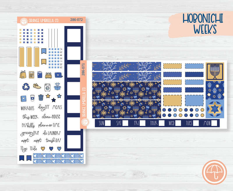 Hobonichi Weeks Planner Kit Stickers | Eight Nights 286-071