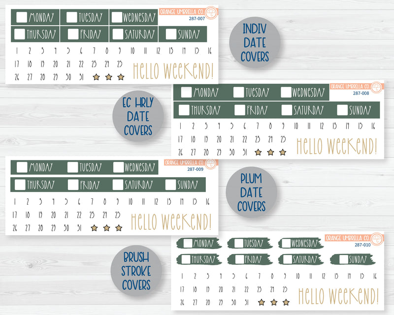 Weekly Planner Kit Stickers | Fresh Cut Trees 287-001