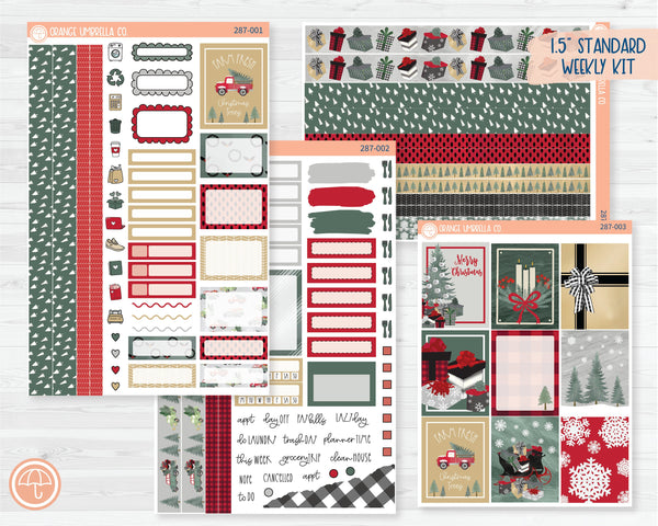 Weekly Planner Kit Stickers | Fresh Cut Trees 287-001