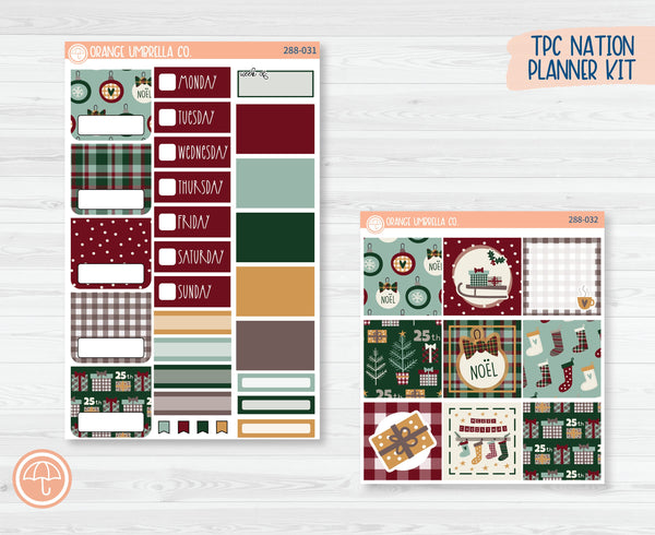 TPC Nation Planner Kit Stickers | Santa Stop Here 288-031