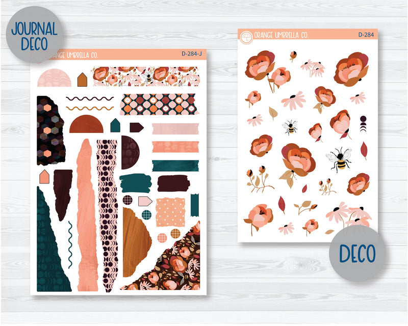 Rosy Cheeks Kit Deco Planner Stickers | D-284