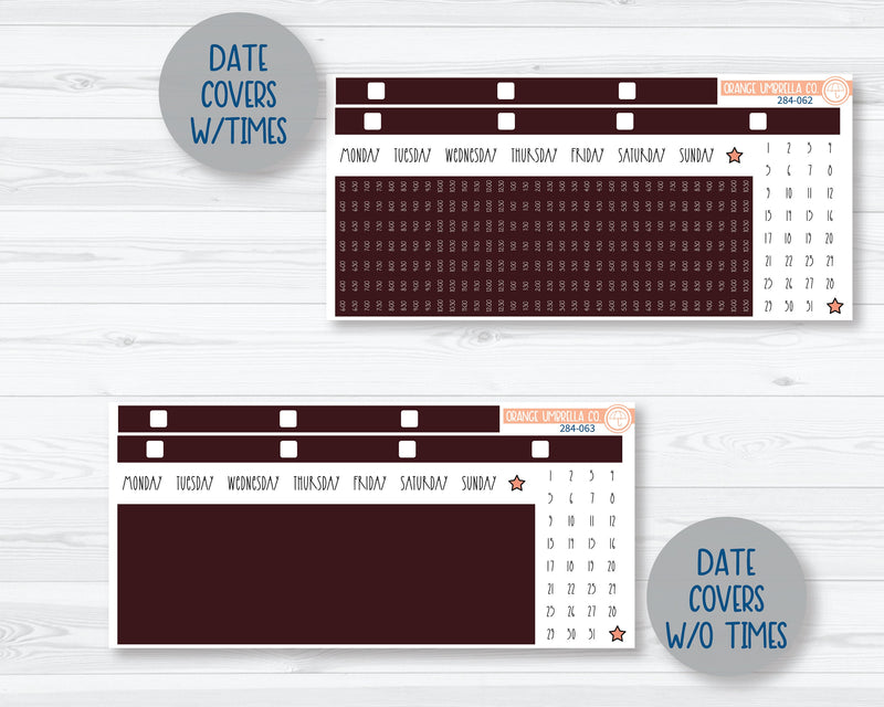 CLEARANCE | 7x9 Passion Weekly Planner Kit Stickers | Rosy Cheeks 284-061