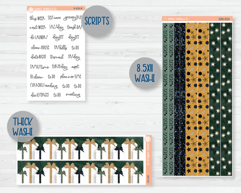 Weekly Add-On Planner Kit Stickers | Sparkle 289-011