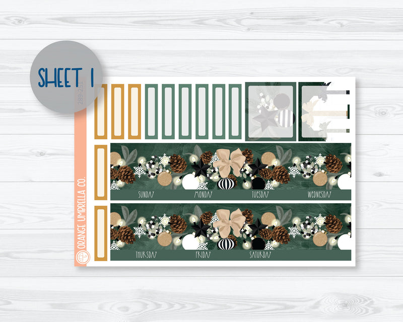 7x9 ECLP Monthly Planner Kit Stickers | Sparkle 289-251