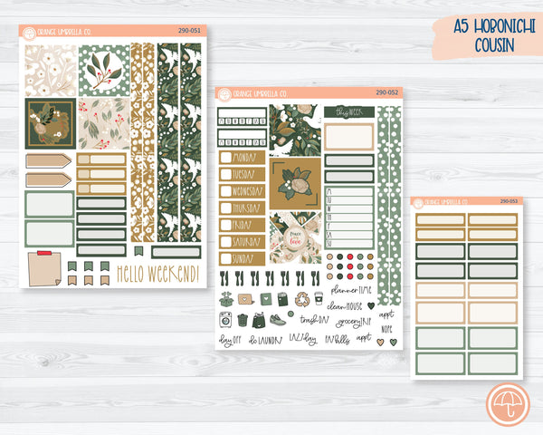 Hobonichi Cousin Planner Kit Stickers | Peace 290-051