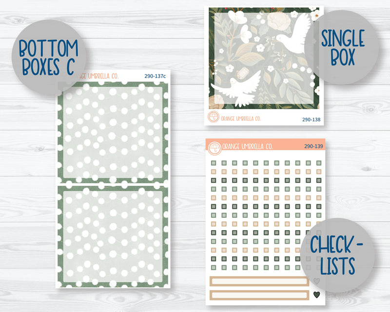 7x9 Daily Duo Planner Kit Stickers | Peace 290-131