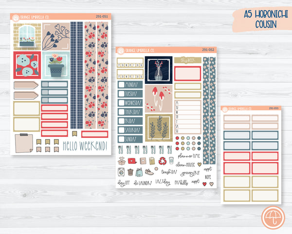 Hobonichi Cousin Planner Kit Stickers | Timeless 291-051
