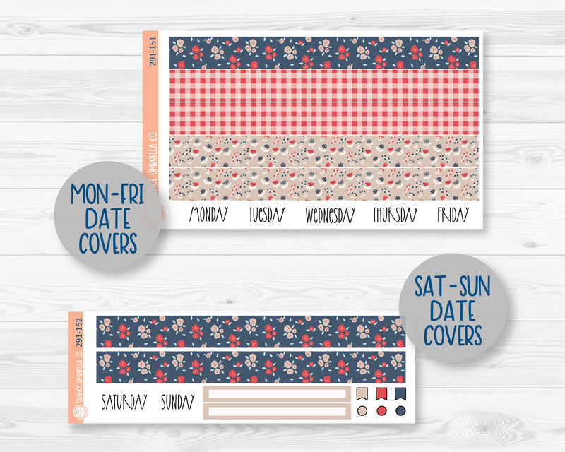7x9 Plum Daily Planner Kit Stickers | Timeless 291-151