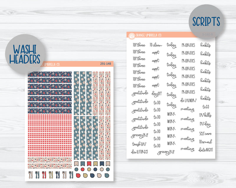 A5 Plum Daily Planner Kit Stickers | Timeless 291-141