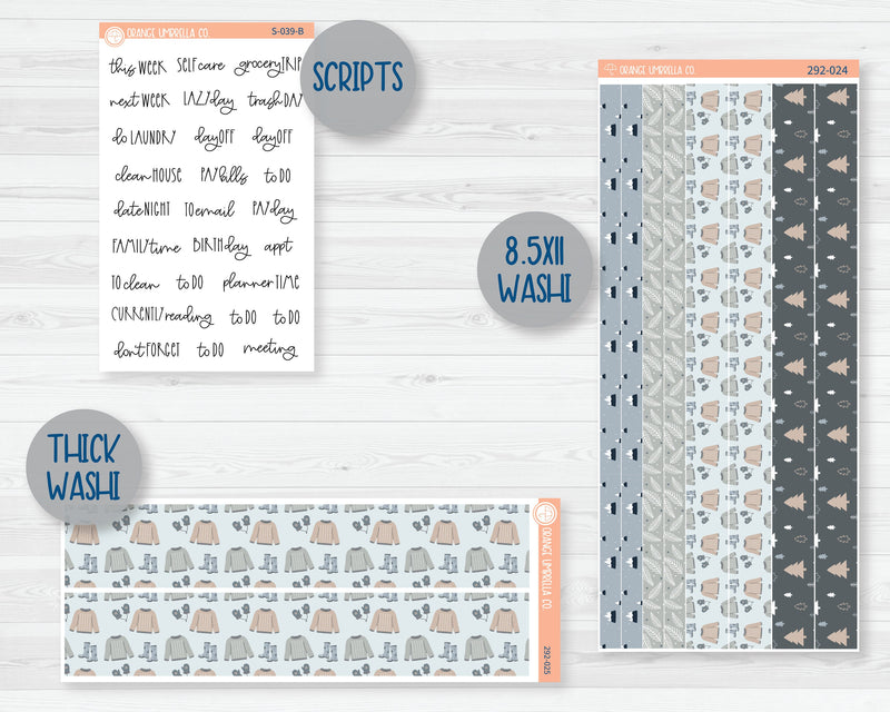 Weekly Add-On Planner Kit Stickers | Bundle Up 292-011